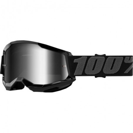 Óculos 100% Strata 2 Black - Lente Espelhada