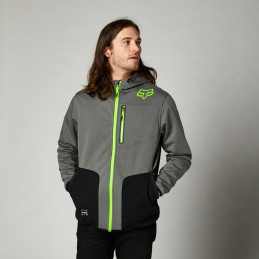 CASACO SOFTSHELL FOX COM CAPUZ BARRICADE