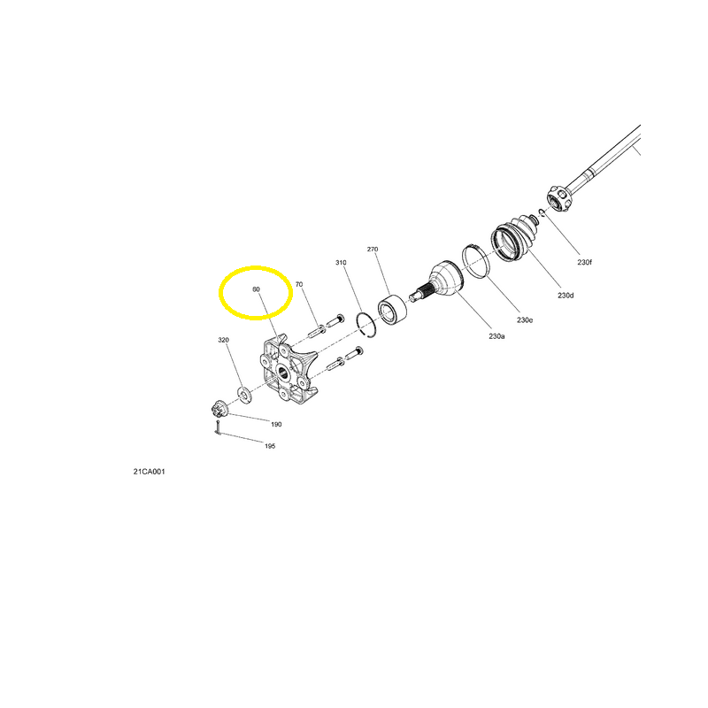 Cubo de Roda Can Am X3