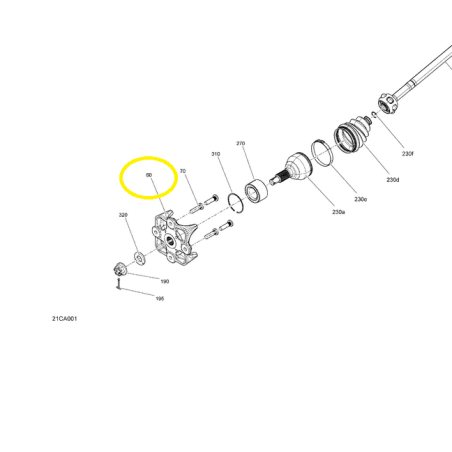 Cubo de Roda Can Am X3